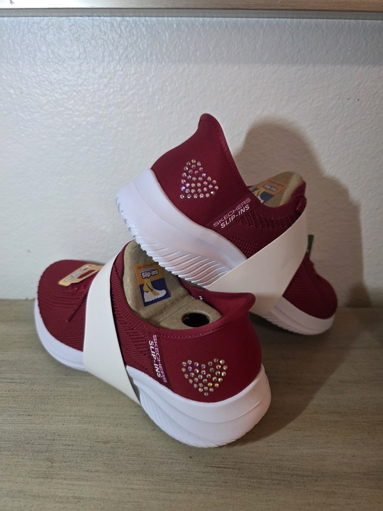 Skechers Shoes - Skechers Womens Slip-Ins Athletic Shoe Red Size 6 NWT Heart